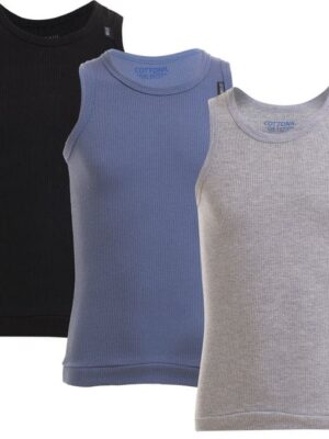 ٣فانلات مضلعه قطونيل اطفال