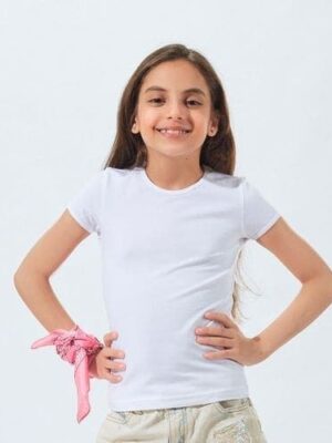 مسيري عدد 1 فانله نص كم بناتي ابيض