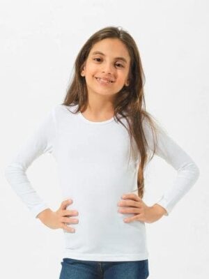 كم بناتي - قطعه قطن ابيض