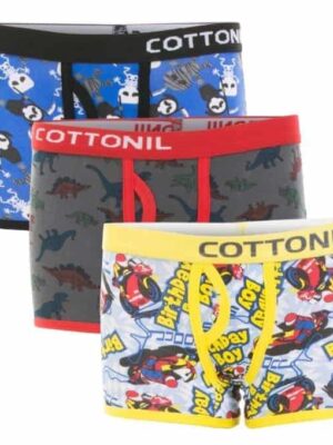 ٣ بوكسرات قطونيل اولادي ديزين قطن استريتش