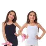 مجموعه من 2 فانله حماله قطن مريح بناتي