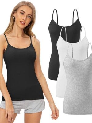 3 توب حماله رفيعه مسيري حريمي قطن