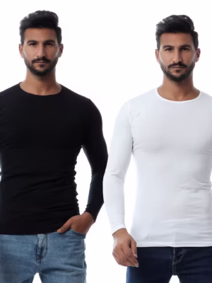 2 فانله كم قطن استريتش