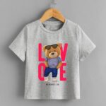 تيشرت اطفال مطبوع - رصاصي