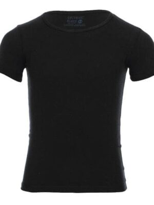 فانله نص كم اطفال رقبه دائرية اسود