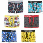 ٦ بوكسرات قطونيل اولادي قطن استريتش