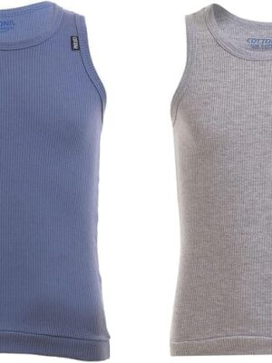 2 فانله حمالات مضلعه قطونيل اطفال