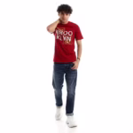 تيشرت رجالي نص كم حوض قطن - نبيتي