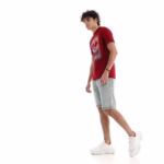 تيشرت رجالي نص كم حوض قطن - نبيتي