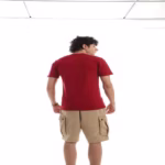 تيشرت رجالي نص كم حوض قطن - نبيتي