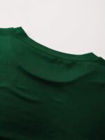نايت شيرت قطن نص كم استريتش بطبعه -اخضر