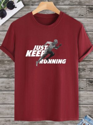 تيشرت رجالي نص كم حوض قطن - نبيتي